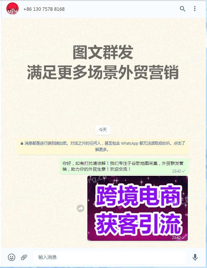 WhatsAPP批量自动群发外贸营销助手（电脑版）  第2张